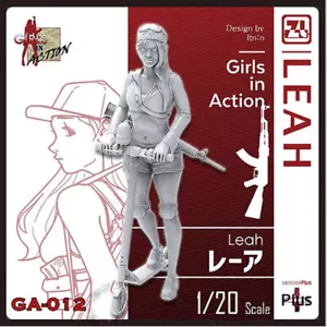 ZLPLA Figura de Resina 1/20 Genuina Leah Girls en Acción Conjunto Modelo Kit GA-012 - Imagen 1 de 9