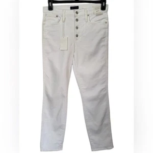 J Crew Damenjeans neu mit Etikett Vintage gerade Größe 27 Tall weiß - Bild 1 von 8