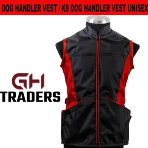 Summer Dog handler vest Dog training vest Trainer Handler Vest Training vest Red - Picture 1 of 3