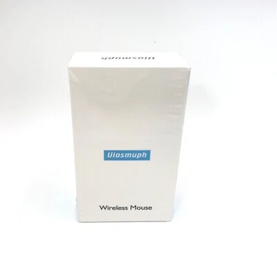 Uiosmuph LED Wireless Mouse, G12 Slim Rechargeable Wireless Silent Mouse, NEW - Image 1 of 4