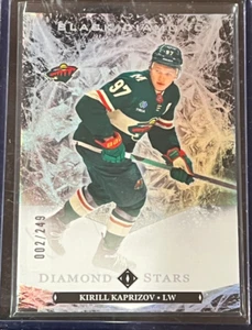 KIRILL KAPRIZOV Diamond Stars 002/249 2024-25 Upper Deck Black Diamond WILD - Foto 1 di 2