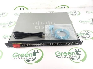 Cisco SG350-52P-K9 52 Port PoE Stackable Managed Switch - Picture 1 of 11
