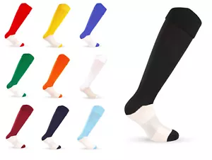 PDX GOAL Calze Calcio Calzettoni Uomo Nero Blu Azzurro Rosso Bianco Giallo Verde - Foto 1 di 11