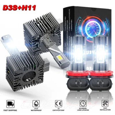 Para Para Lincoln Navigator 2007-2017 HID/LED faro HI/LO + bombilla antiniebla Foto 1 de 4