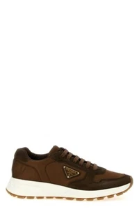PRADA Prax 01 Brown Sneakers New & Authentic - Picture 1 of 5