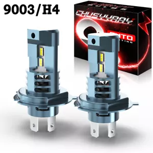 2 Stück H4/9003 6000K weiße Leuchtmittel 200W 25000LM für Mitsubishi Montero Sport 1997-99 - Bild 1 von 12