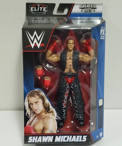 SHAWN MICHAELS - WWE WWF Mattel Elite Greatest Hits Series 2 Action Figure NEW Cover
