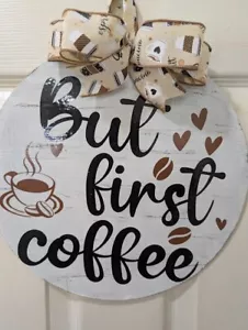 Coffee Bar Decor Sign, Coffee Station Sign, Rustic Coffee Wall Art, Coffee Bar - Picture 1 of 4