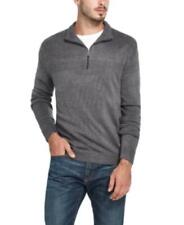 Weatherproof Mens Sweater Gray Size 2xl 1/2 Zip Pullover Mock Neck 383