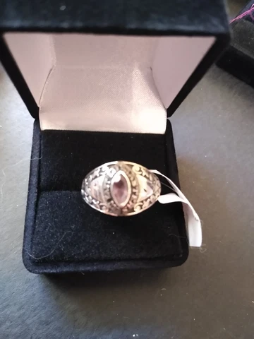 Master's Ring CSU East Bay Amethyst in a Sterling Silver Band Cover