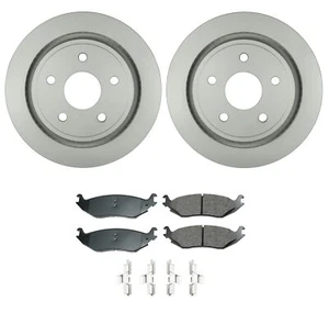 Akebono Rear Brake Kit - ProACT Ceramic Pad & Disc Rotors For Durango Aspen 1500 - Picture 1 of 1
