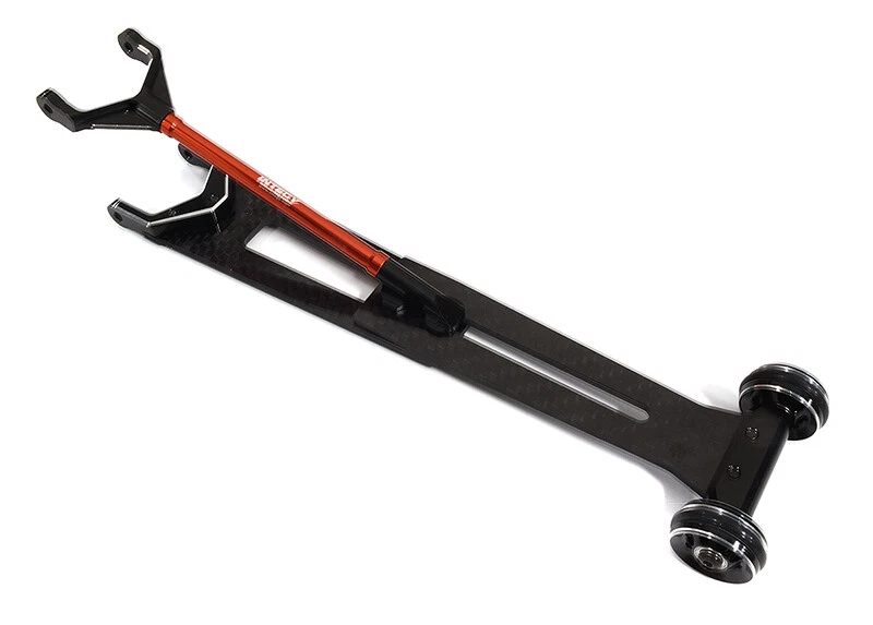 Machined Alloy & Composite Wheelie Bar for Associated DR10 Drag Race Car RTR - Image 1 of 1