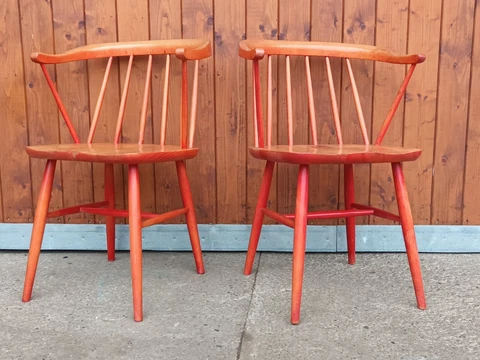 Vintage Chair Tapiovaara Age Wood Retro 60s Recliner Armchair 60er Danish 1/2 Cover