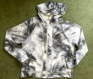 Marika Tek Performance Wear Grey, Purple & Blue design Hoodie Size Large - Picture 1 of 5