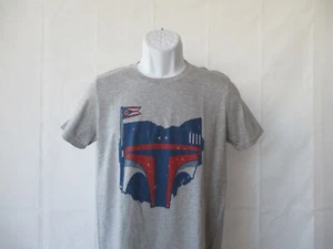 Ohio Fett State of Ohio Heather Grigio T-Shirt Uomo Taglia 3XL NUOVA - Foto 1 di 5