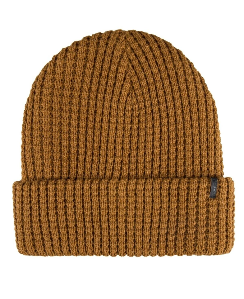 Levi's Мужская двусторонняя вафельная вязаная шапочка темно бежевый - Изображение 1 из 1