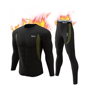 Men's Thermal Underwear Set Winter Warm Long Johns Shirts Tops & Bottom Suit - Picture 1 of 19