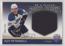 2008-09 Upper Deck Be a Player Jerseys /299 Alex Pietrangelo #RJ-AP Rookie RC
