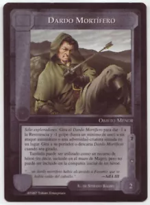 MECCG Middle-Earth CCG DARDO MORTIFERO DEADLY DART Spanish Promo Card - Picture 1 of 1