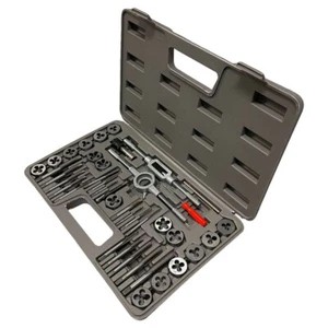 40 Pc 3mm - 12mm HSS Metric Tap & Die Set - Picture 1 of 7