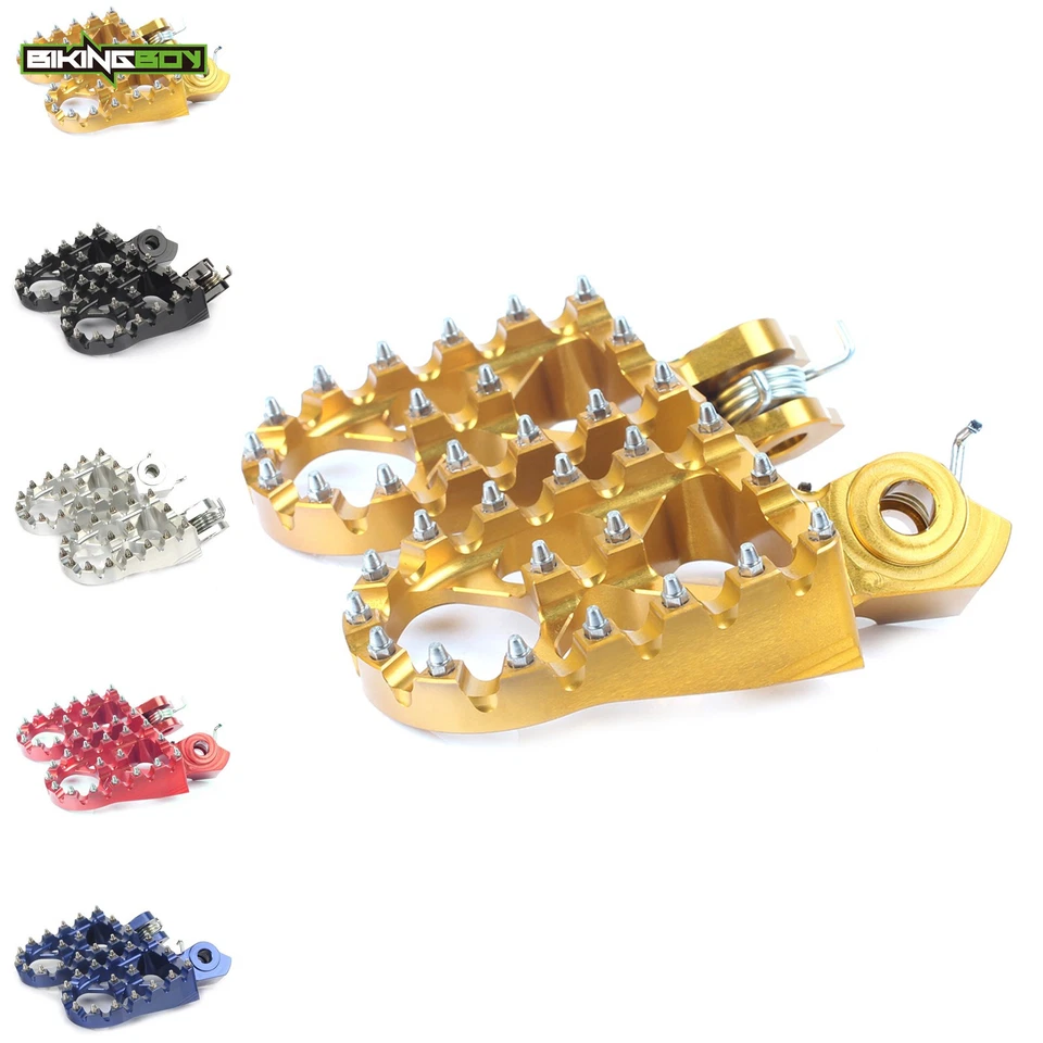 RMZ 250 450 estriberas anchas grasas reposapiés estriberas para Suzuki RMZ250 RMZ450 10-24 Foto 1 de 1