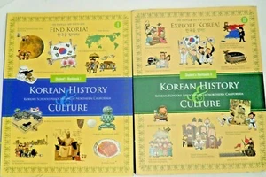 Find Korea! Korean History Culture Book in Korean) (Student's Workbook 1 & 2 NEW - Picture 1 of 2