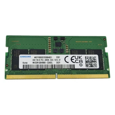 Módulo de memoria RAM para computadora portátil Samsung 8 GB DDR5 4800 MHz SODIMM PC5-38400 CL40 262 pines Foto 1 de 4