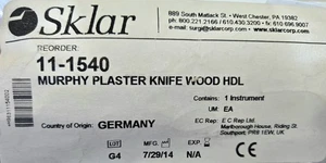 SKLAR 11-1540 Murphy Gipsmesser Holz HDL - Bild 1 von 2