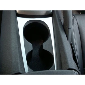 ACC Cup Holder Trim Plate fits 2010-2015 Chevy Camaro-Stainless Steel/Brushed - Picture 1 of 6