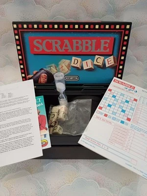 Spear's Scrabble Vintage 80s 90s Dice Game Complete Unused Sealed Contents - Image 1 of 4