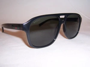 NEW GUCCI SUNGLASSES GG 1856S 001 BLACK /GRAY 57MM AUTHENTIC 1856 - Picture 1 of 7