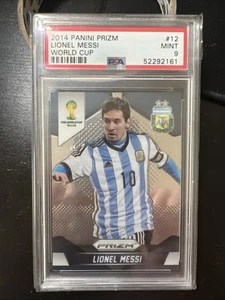 2014 Panini Prizm World Cup Lionel Messi #12 Argentina PSA 9 - Foto 1 di 1