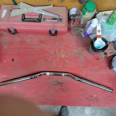 NEW EMGO HANDLEBAR SET FOR A 1975-76 HONDA CB400F,  LOW BARS - Image 1 of 3