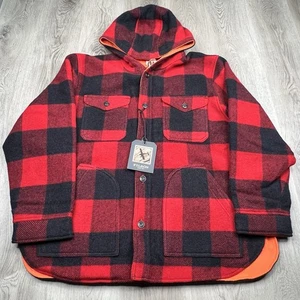 Chaqueta reversible Filson Snohomish para hombre talla XL extra grande roja a cuadros nueva con etiquetas - Imagen 1 de 9