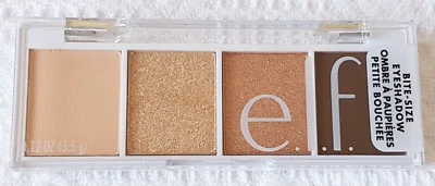 4-Pan Eyeshadow Palette 3.5g ~ by e.l.f Cosmetics ~ Shade: (Cream & Sugar) ~ NEW - Image 1 of 4