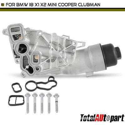 New Engine Oil Cooler Filter Housing Assembly for BMW i8 14-17 19-20 Mini Cooper - Image 1 of 4