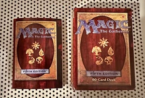 5th Edition Empty Starter Deck Box And Manual - MTG - Magic The Gathering - RARE - Picture 1 of 3