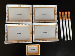 VTG RETIRED SUSHI PLATES SET - Picture 1 of 6