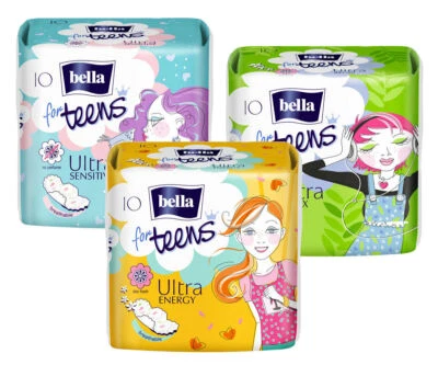 Bella for Teens ULTRA Binden - DAMENBINDEN für Teenager 20x10 Stück