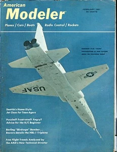 American Modeler Magazine February 1961 Northrop Talon VG No ML 040517nonjhe - Picture 1 of 1