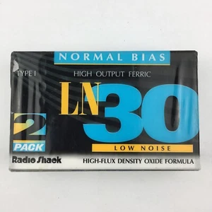 Radio shack LN 30 Low Noise 2 Pack Cassettes Normal Bias - Picture 1 of 7