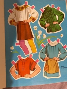 BESTES ANGEBOT! KOSTENLOSER VERSAND! 1974 Pippi Langstrumpf mit Annika & Tommy Papierpuppen UNGESCHNITTEN - Bild 1 von 7