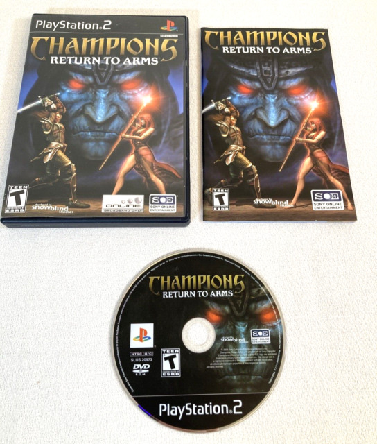 CHAMPIONS RETURN TO ARMS JOGO REPRÔ PARA PLAYSTATION 2