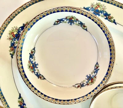 Conjunto de 36 pratos e tigelas deslumbrantes Noritake Sorrento perfeito estado - Imagem 1 de 4