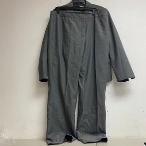 Le Suit Women's 2-Piece Straight Leg Pants & Jacket Suit Set Size 16 Color Grey - Picture 1 of 24