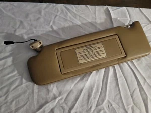 1989-94 Jaguar XJ12 XJ6 Vanden Plas Sun Visor LH Leather OEM (1BB) - Picture 1 of 11