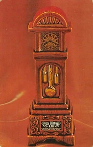 Ezra Brooks The Long Case Clock  Bourbon Whiskey Vtg Advertising Postcard - Picture 1 of 2