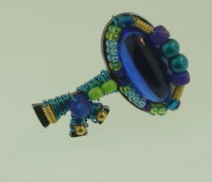 LIZTECH ARTISAN JEWELRY 2002 CHIRON PIN TACK - Picture 1 of 5