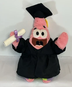 Spongebob Patrick plush Universal Studios 14" Rare Graduation Diploma Great Gift - Picture 1 of 8
