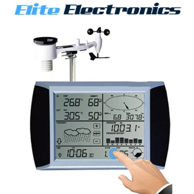 Tesa WS1081 Solar Powered Touch Panel Weather Center with PC interface - Image 1 of 2